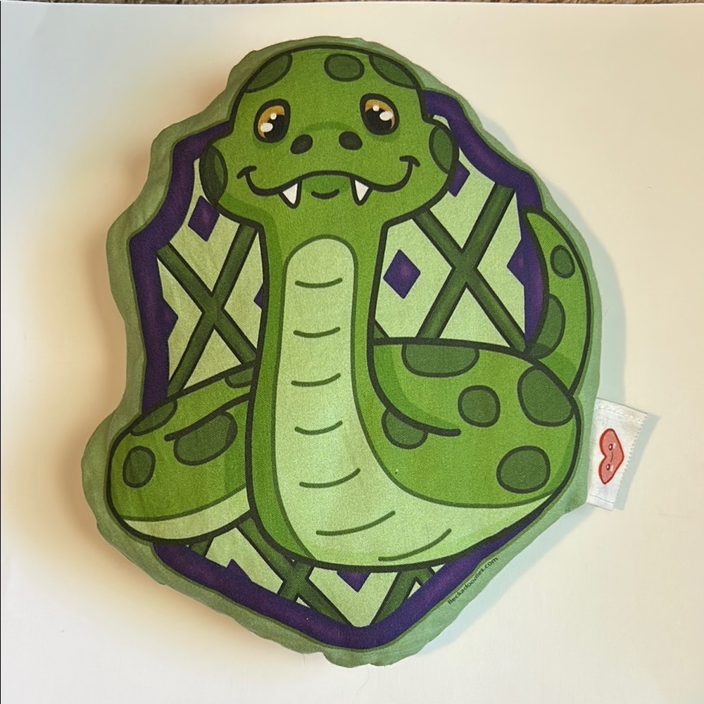 Small slytherin snake pillow